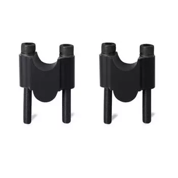 Универсальный мотоциклетный скутер из алюминиевого сплава 22 мм, комплект зажимов для крепления на руль чёрный