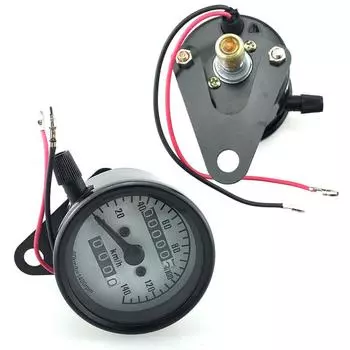 Универсальный мотоциклетный тахометр с ЖК-дисплеем, цифровой железный гальванический датчик, спидометр, одометр, инструменты, аксессуары для мотоциклов