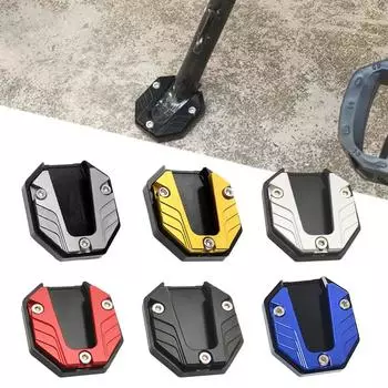 Универсальный мотоциклетный велосипедный боковой штатив для сиденья, удлинитель подножки, удлинитель боковой стойки, пластина для подножки, модифицированная опора для ног велосипеда золотой