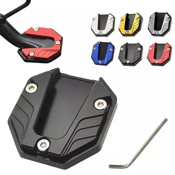 Универсальный мотоциклетный велосипедный боковой штатив для сиденья, удлинитель подножки, удлинитель боковой стойки, пластина для подножки, модифицированная опора для ног велосипеда золотой