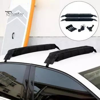 Универсальный мягкий багажник на крышу автомобиля, система перевозки багажа, простая установка, универсальная совместимость, регулируемый мягкий багажник на крышу автомобиля чёрный