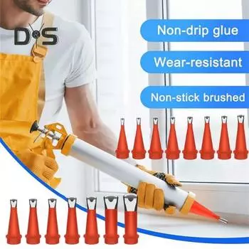 Универсальный набор для герметизации. Прочный набор насадок из нержавеющей стали со встроенными резиновыми инструментами. Нержавеющий, устойчивый к коррозии, универсальный набор насадок для герметизации. 25