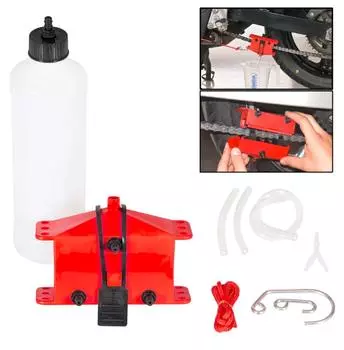 Универсальный набор инструментов для чистки и смазки цепи мотоцикла, питбайка, внедорожника