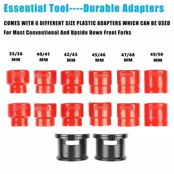 Универсальный набор инструментов для установки сальника вилки мотоцикла, 14 шт., набор инструментов для установки, адаптер 35/36, 40/41, 42/43, 45/46, 47/48, 49/50 мм