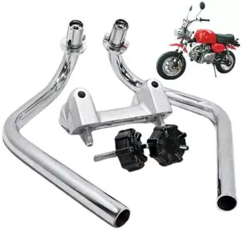 Универсальный поворотный комплект ручек серебристый Совместим с и Shari one+lifestyle Monkey, Gorilla, DAX, серебряный