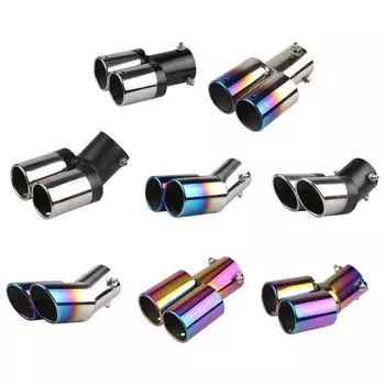 Универсальный наконечник глушителя выхлопной трубы автомобиля, автоматический глушитель, установка на транспортное средство