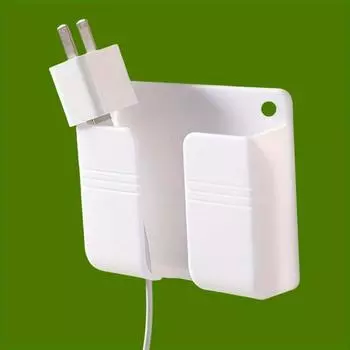 Универсальный настенный держатель для зарядки телефона и крючок для хранения — органайзер, экономящий место для дома, офиса и общежития