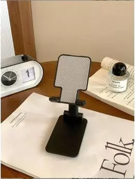 Универсальный настольный держатель для мобильного телефона и планшета чёрный