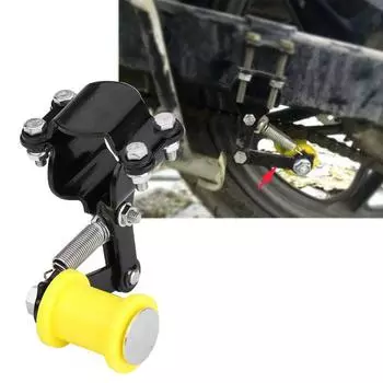 Универсальный натяжитель цепи для мотоцикла, мотовелосипеда, регулятор цепи на роликовых инструментах, модифицированная регулировка для мотоцикла Dirt Pit Bike ATV Motocross чёрный