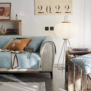 Универсальный нескользящий чехол Four Seasons, новая хлопковая стеганая нескользящая подушка для дивана 70x70