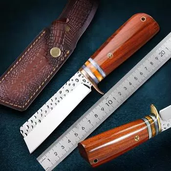 Универсальный нож из нержавеющей стали 9Cr, кухонный нож шеф-повара высокой твердости, нож для резки мяса, портативный нож для рыбалки, режущие инструменты