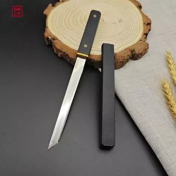 Универсальный нож из нержавеющей стали, кухонный нож для пилинга, фруктовый нож, нож для рыбалки с крышкой