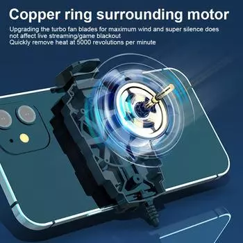Универсальный охладитель для телефона с зажимом для iPhone, Samsung, Xiaomi, Huawei, портативный игровой телефон с USB-портом, охлаждающие вентиляторы для игр и жизни