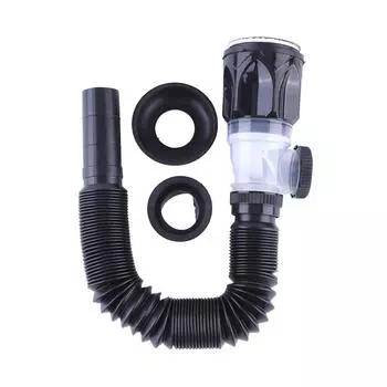 Универсальный откидной сливной шланг для раковины, выдвижной дезодорирующий сливной шланг для раковины, для ванной комнаты, кухни белый