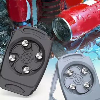 Универсальный открывалка для консервных банок топлесс, открывалка для пивных бутылок, ручной консервный нож, кухонный инструмент чёрный