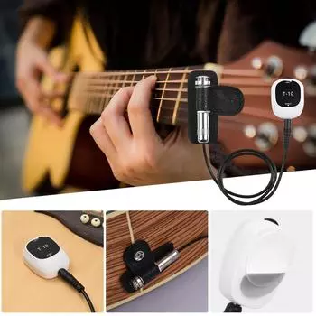 Универсальный пьезозвукосниматель, самоклеящийся звукосниматель, без сверления, 6,5 мм, аудиоинтерфейс для динамика, T-10-01