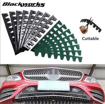 Универсальный передний бампер скребок защита защитная пластина наклейки антицарапины DIY бампер протектор комплект для автомобиля внедорожник автозапчасти чёрный