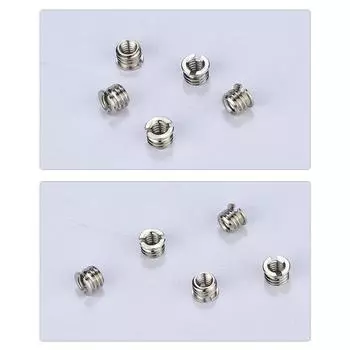 Универсальный переходник для камеры с 1/4 на 3/8 дюйма, винт-гайка, крепление для штатива, монопода, шаровой головки, аксессуары