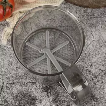 Универсальный пищевой легко очищаемый цилиндр для выпечки, приготовления муки, сито для хлебобулочных изделий, сито для выпечки серый