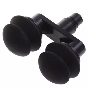 Универсальный пистолет для фасции, массажная головка для релаксации тела, сменный массажер для пистолета чёрный