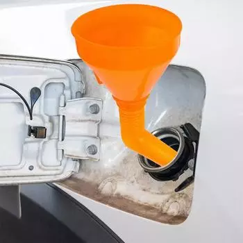 Универсальный пластиковый автомобиль мотоцикл заправка бензиновый двигатель масляная воронка с фильтром замена жидкости заполнение перенос инструмент автомобильный чёрный
