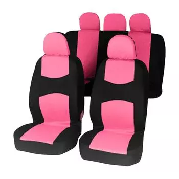 Универсальный плоский тканевый чехол на сиденье автомобиля, комплект для автомобилей, грузовиков, внедорожников, - полный комплект One Size