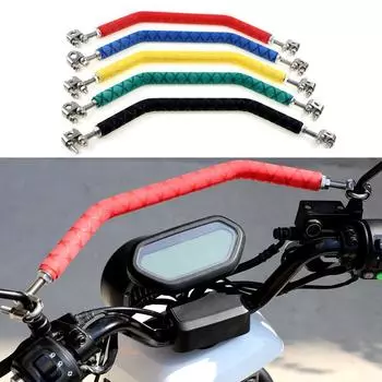 Универсальный подлокотник для мотоцикла, балансировочный брус, многофункциональный алюминиевый сплав, руль, поперечная перекладина, рычаг, модифицированные детали, аксессуары красный