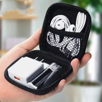 Универсальный портативный COB светодиодный чехол для хранения, устойчивый к сжатию, мини-сумка на молнии, квадратный ящик для хранения рабочего освещения