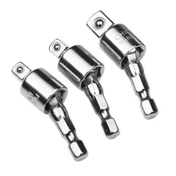 Универсальный поворотный разъем на 360 градусов, шестигранный квадратный гаечный ключ, адаптер, подходящий инструмент 1/4 inch