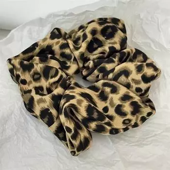 Универсальный! Повязка для волос с леопардовым принтом в виде толстой кишки! Ретро Элегантный Жгут Для Волос Годовой Темперамент Простая Головная Повязка