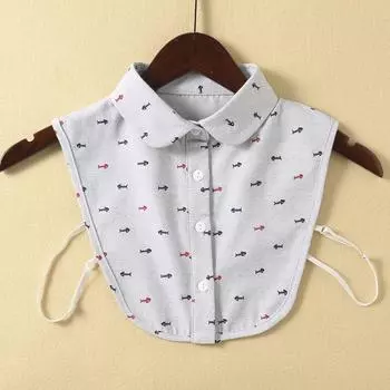 Универсальный принт Поддельный воротник Женский сезонный свитер Декоративный воротник Поддельный воротник рубашки Поддельный воротник