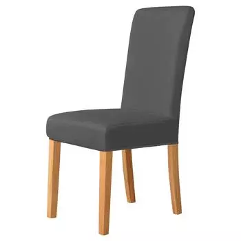 Универсальный простой чехол на стул с высокой спинкой, однотонные чехлы на стулья размера M XL для столовой, кухни, офиса, дома, эластичный чехол на сиденье 1 Piece