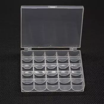 Универсальный прозрачный пластиковый ящик для шпуль для швейных машин Mengfang cross stitch; Bobbin Case; plastic