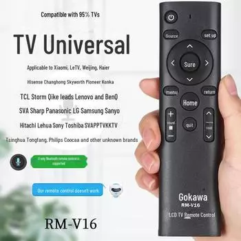 Универсальный пульт дистанционного управления для смарт-телевизора с ЖК-дисплеем RM-V16