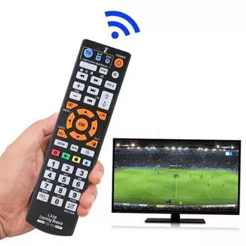 Универсальный пульт дистанционного управления для телевизора CBL DVD SAT с питанием от батареи, усовершенствованный смарт-чипсет, запасные части для пульта дистанционного управления, аксессуары чёрный