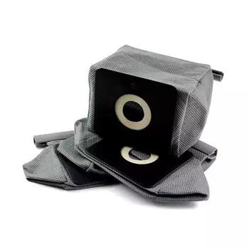 Универсальный пылесборник для пылесоса, моющийся, многоразовый, мешок для сбора пыли, мешок для мусора 11x10, подходит для Philips Haier, Samsung, LG