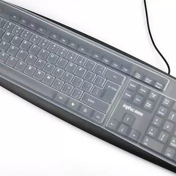 Универсальный пылезащитный силиконовый чехол для клавиатуры настольного компьютера, пленка для клавиатуры