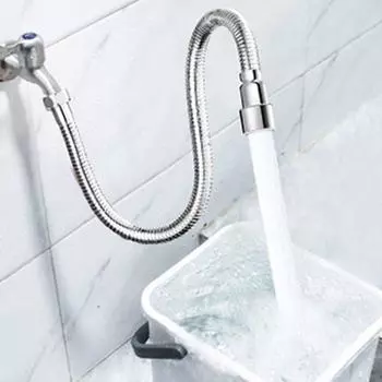 Универсальный распылитель для крана ABS+нержавеющая сталь насадка аэратор водопроводный шланг кухонная мойка инструменты 13cm(5.12in)