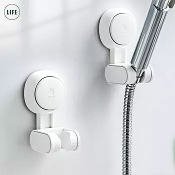 Универсальный регулируемый держатель для ручного душа Xiaomi 3Life, держатель на присоске, без угла штамповки, регулируемый держатель насадки для душевой рейки белый