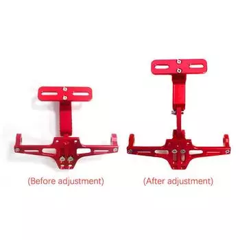 Универсальный регулируемый кронштейн номерного знака мотоцикла, держатель заднего указателя поворота, алюминиевые комплекты для удаления с ЧПУ