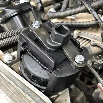 Универсальный регулируемый новый двухкулачковый ключ для масляного фильтра литой съемник двухкулачковый фильтр 60-80 мм топливные ключи фильтр стальной K6K6 чёрный