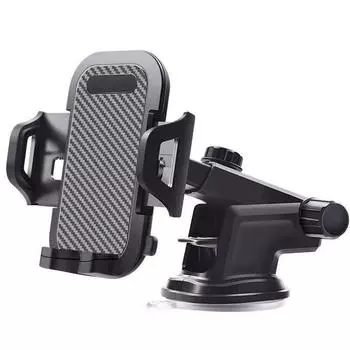 Универсальный регулируемый размер, GPS-поддержка, вращающийся держатель, держатель для сотового телефона на приборной панели автомобиля, зажим, монтажный кронштейн для солнцезащитного козырька чёрный