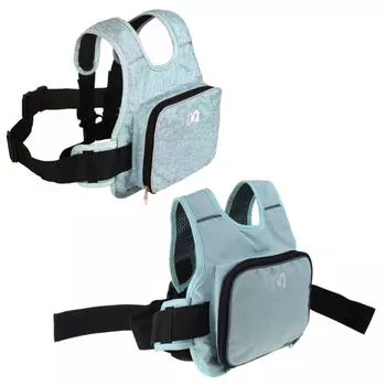 Универсальный ремень безопасности для мотоцикла, задний, для сиденья, ручка, детский, светоотражающий S синий