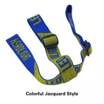 Универсальный ремень на голову для светодиодной фары, переднего фонаря для велосипеда, регулируемый ремень, высокоэластичная передняя эластичная повязка на голову, новая A1