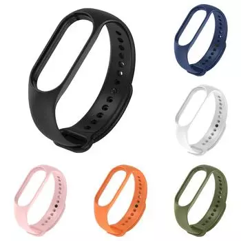 Универсальный ремешок для часов Mi 7/6/5 Mi Band 7, умный спортивный браслет Mi Band 7, сменный силиконовый ремешок Mi Band 7, ремешок на запястье