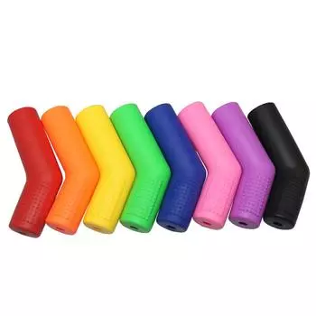 Универсальный резиновый чехол для рычага переключения передач мотоцикла, чехол для переключателя передач, защитные чехлы, сменные детали для мотоциклов жёлтый