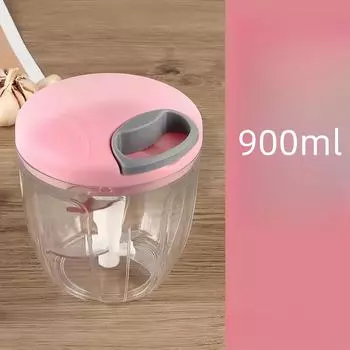 Универсальный ручной пресс для чеснока и мясорубка - многофункциональный измельчитель овощей, пельменная машина, взбиватель яиц и соковыжималка для кухни и столовой White 5.75oz 1pc