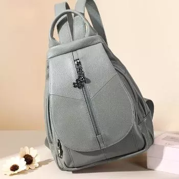 Универсальный рюкзак из натуральной кожи высшего качества, женская сумка высокого класса для поездок на работу