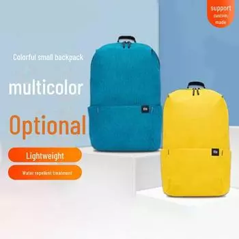 Универсальный рюкзак Xiaomi 10L: Яркие и повседневные модели для школы и улицы для мужчин и женщин 340*255*130mm чёрный