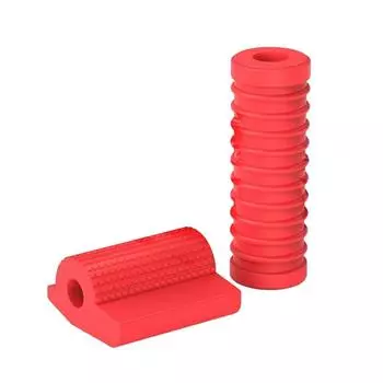 Универсальный рычаг переключения передач мотоцикла, накладка на педаль, резиновый чехол, подножки, накладка, аксессуары красный